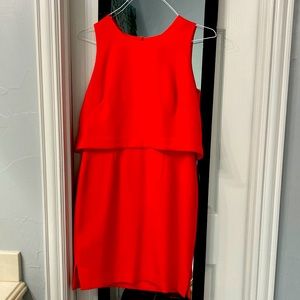 Gorgeous day to night dress. Super comfy knit. Lined. Very flattering!